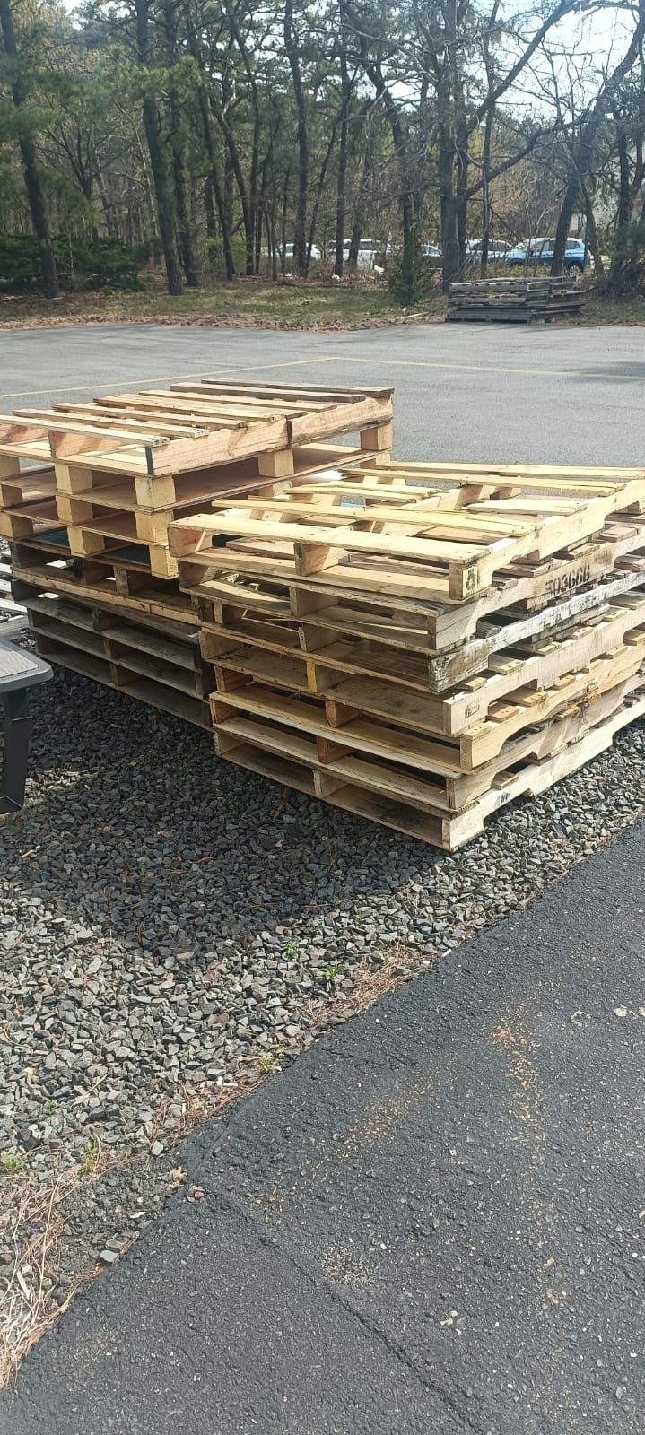Lot Of Wood Pallets