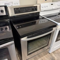 LG stainless steel electric stove with warranty