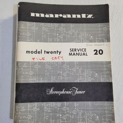 Marantz Model 20 Service Manual 