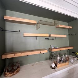 6 Wall Shelves