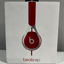 beats by Dr. Dre EP On-Ear Headphones - Red (Renewed)