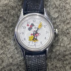 80s Seiko Lorus Minnie Mouse quartz mini