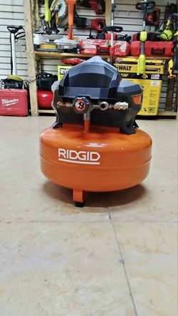 RIDGID CORDED AIR COMPRESSOR 6 GALLON $129