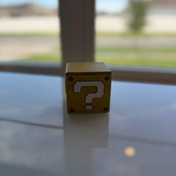 Hand-Painted Question Block Nintendo Switch Game Holder (10 Games)