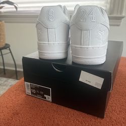 Air forces ones Kobe Bryant forever white size 10