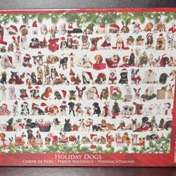 NEW/SEALED Holiday Dogs 1000 pc Puzzle by EuroGraphics USA Puppies