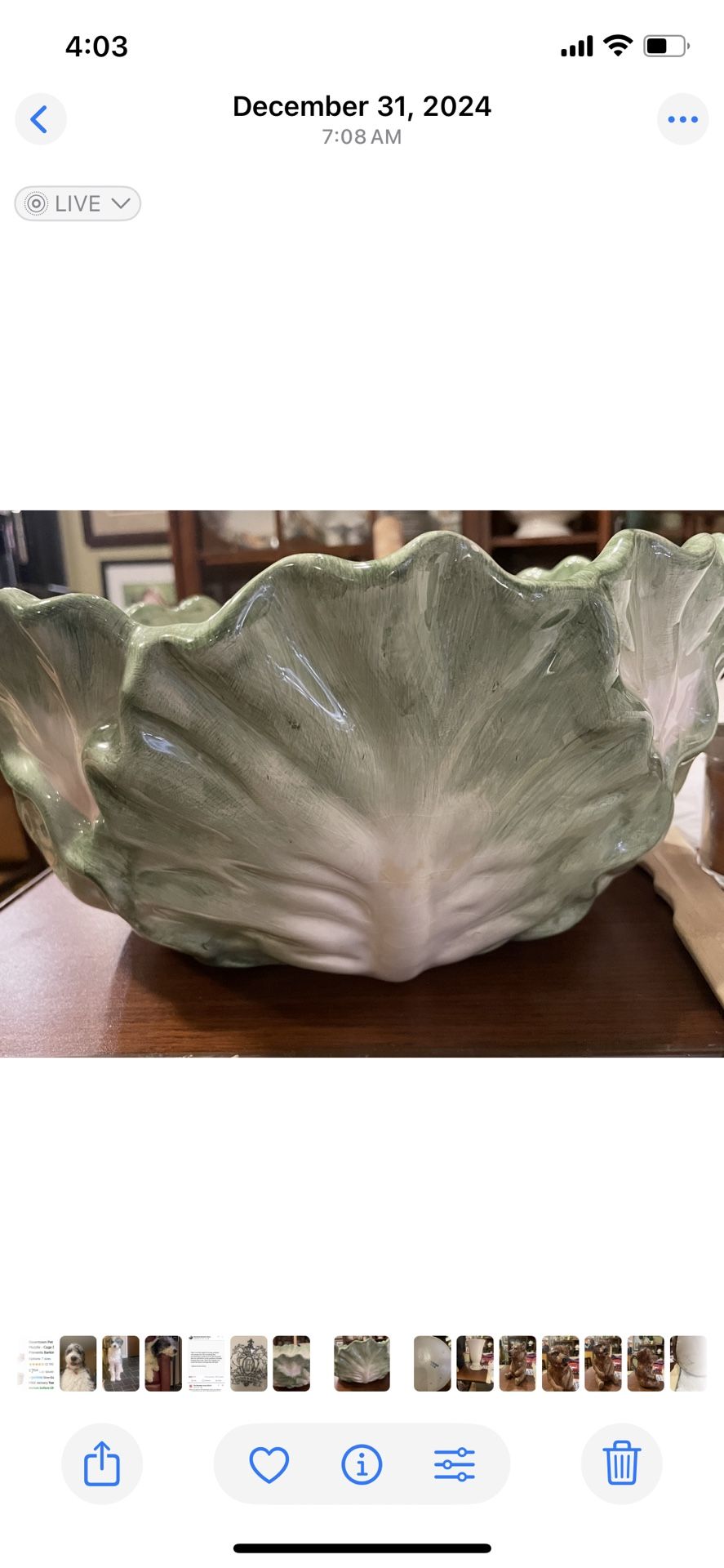 Kaldun & Bogle Ceramic Large Salad Bowl