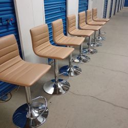 Set Of 6 Adjustable Stools For $150