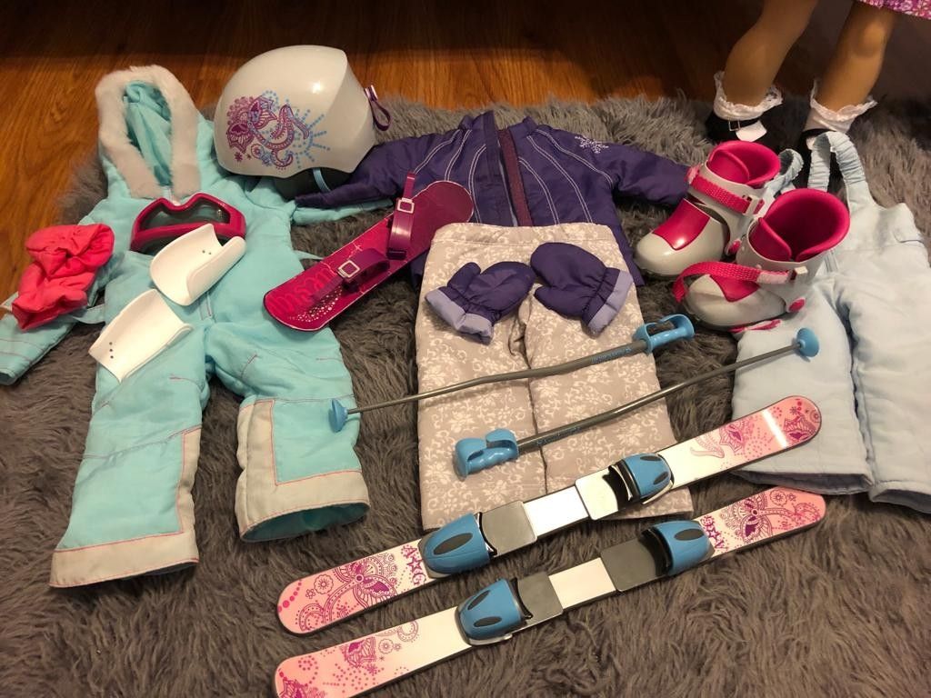 American Girl Doll Ski Outfit