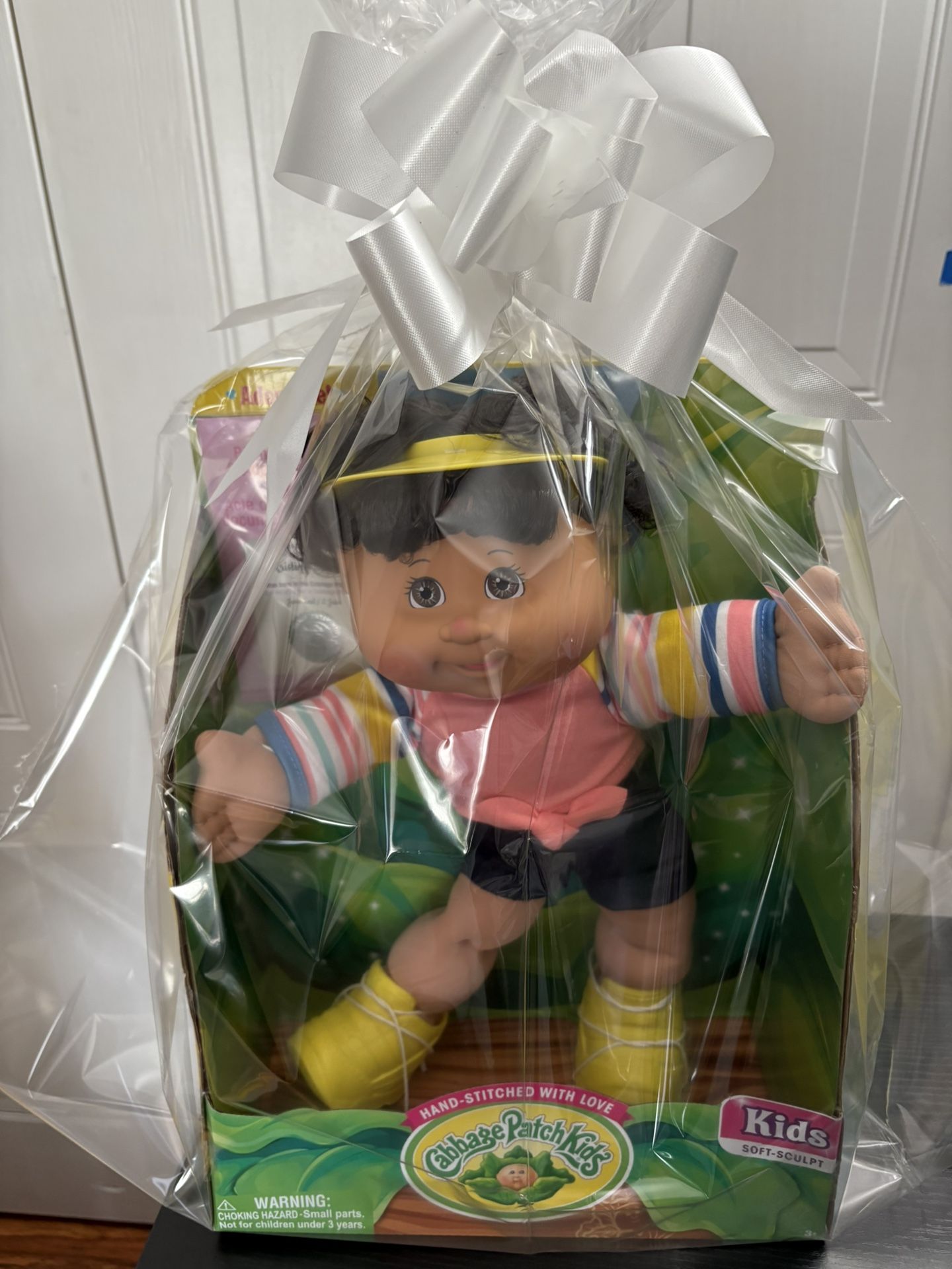 CABBAGE PATCH KIDS 14" Soft Sculpt Sporty Girl Doll Light Brown Eyes NEW