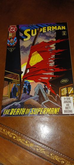 SUPERMAN #75 THE DEATH OF SUPERMAN. FIRST PRINT