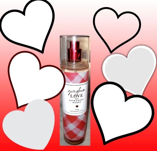 BATH AND BODY WORKS "GINGHAM LOVE!" FRAGRANCE SPRAY FULL SIZE NEW!
