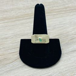 10K Yellow Gold San Judas Ring