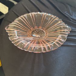Vintage pink depression, candy dish