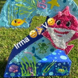 😊🎉Baby Shark ‘SCualquier tipo de números cualquier color a tu elección