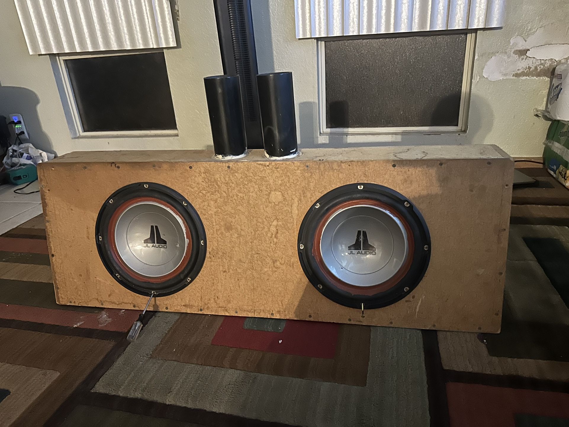JL Audio Subs with box