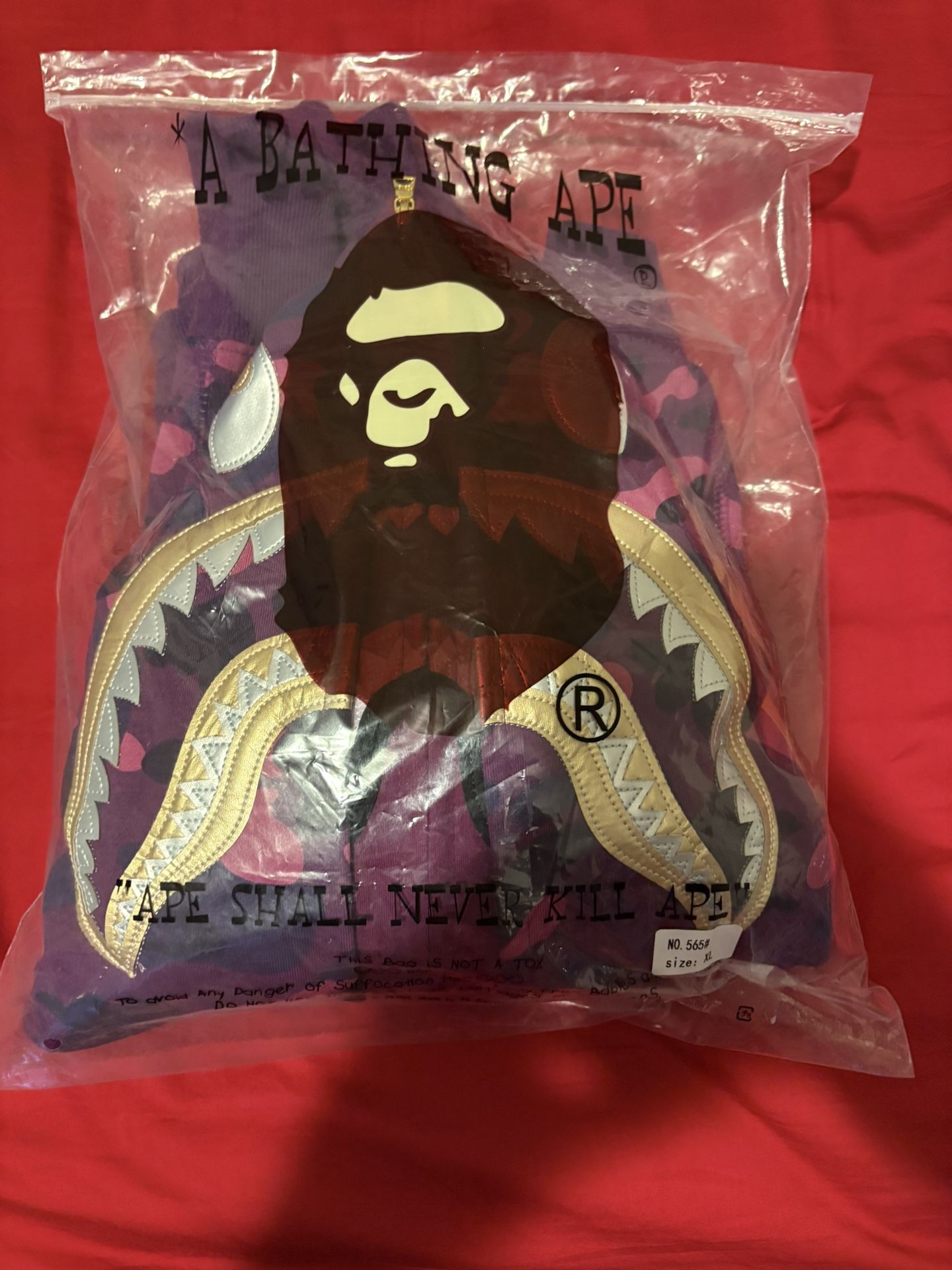 Bape Color Camo Double Shark Full Zip (Purple)