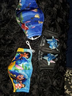 $5 Each Kids Mask Adjustable Earloops Lilo & Stitch 