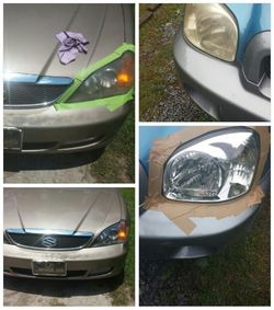 Headlight Restoration the cheapest in town /detailing