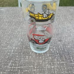 Vintage Cars Glass Cocktail Shaker / Glass