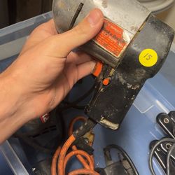 vintage Black & Decker Deluxe electric drill.  Model