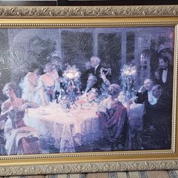 Night Enchantment Old Antique Picture 