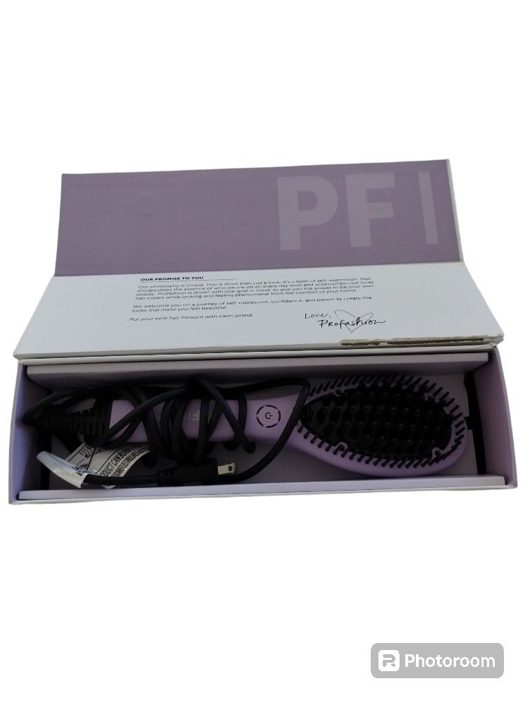 PROFASHION The Confidant Thermal Straightening Hair Brush Seafoam Purple


Open Box - Never Used