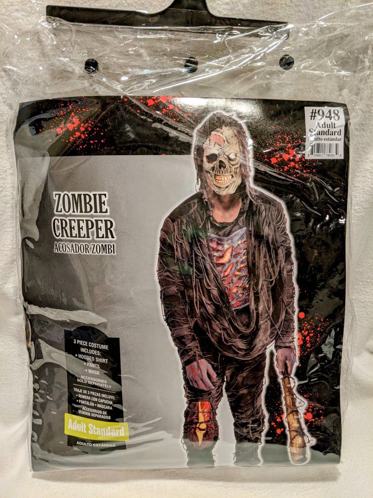 Brand New Zombie Creeper Halloween Costume 