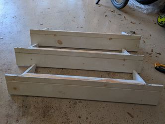 3 wood floating shelves