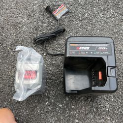 New Echo 58v Battery And Charger