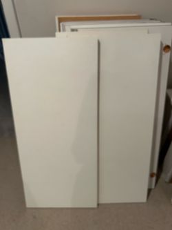 Shelf- white laminate