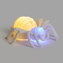 The number one family!" Late at night, let the little spider with a candle accompany you" small night light ornament Halloween gift