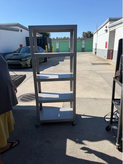 Metal shelf