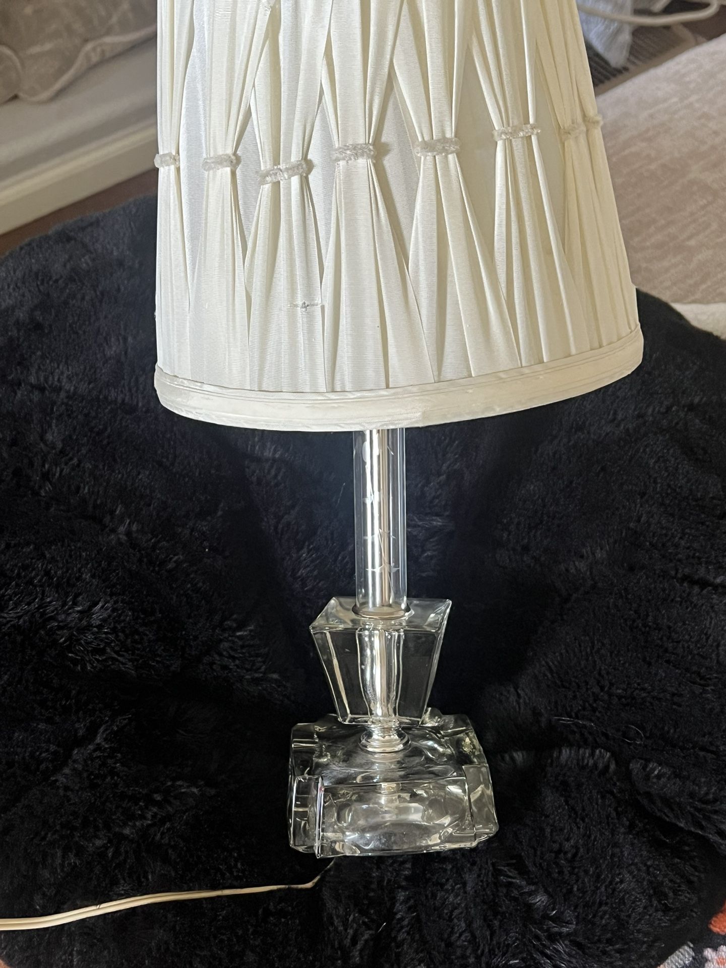 Antique Crystal Lamps