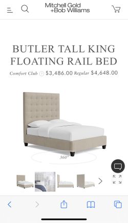 King Bed With Sterns And Foster Mattress 