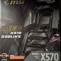 MSI MEG X570 GODLIKE, AMD Ryzen 5800X, 32GB G.Skill Tridents RGB RAM