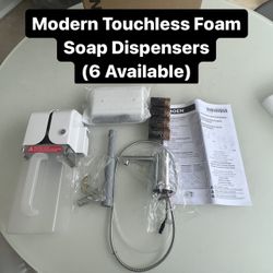 Brand New Modern Restroom Foam Soap Dispensers (6 Available) PickUp Available Today