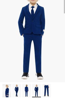 New Navy Suit, Boys Size 12, $20 Total (includes jacket, pants, clip tie)