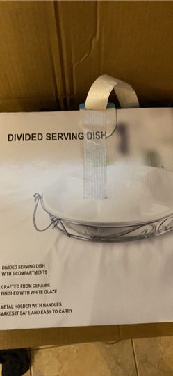 Divided serving dish