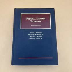 Federal Income Taxation ; Seventh Edition. ISBN : 978-1-60930-264-1