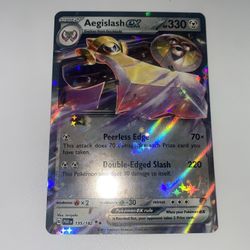 Pokemon Paradox Rift Aegislash EX 135/182 Ultra Rare Holo NM/M Pack Fresh!