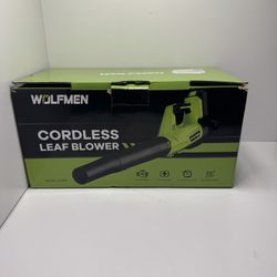 Wolfmen Cordless Leaf Blower (NEW)