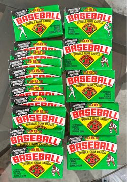 MLB 1989 Bowman Baseball Bubble Gum Cards Lot