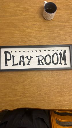 Playroom sign