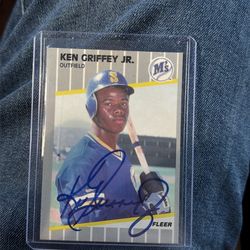 Signed Ken Griffey jr