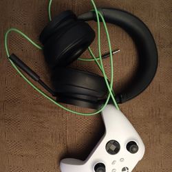 Xbox Remote And Headset New
