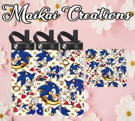 Sonic custom tumbler water bottle