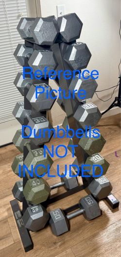 Heavy Duty Vertical Dumbbell Rack By BodyWorks  ( I Guess Weight Like 50 lbs. Measurements: 45”X 25”X 14.5”.