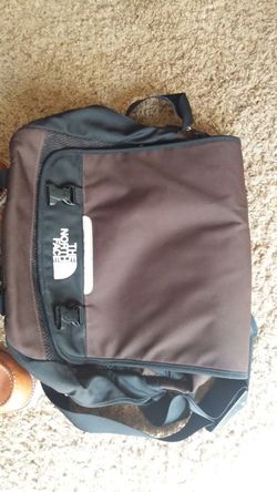 Northface brown messenger bag/laptop bag