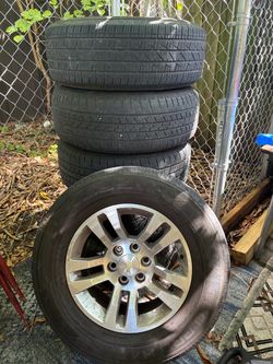 Rims with tires 275/65r18